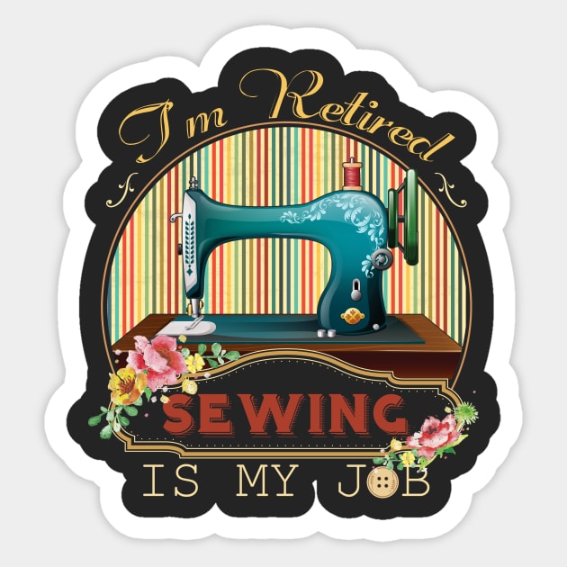 I'm retired Sticker by Didier97